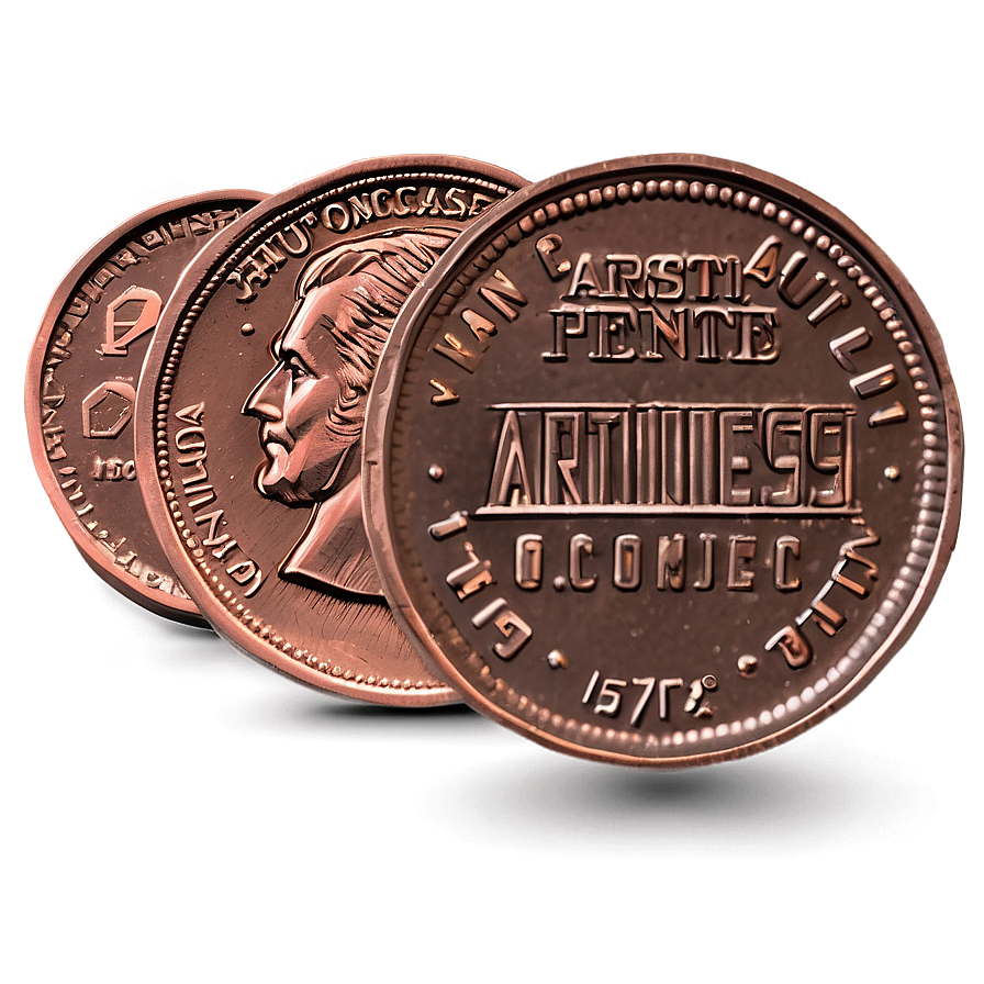 Artistic Pennies Png 5