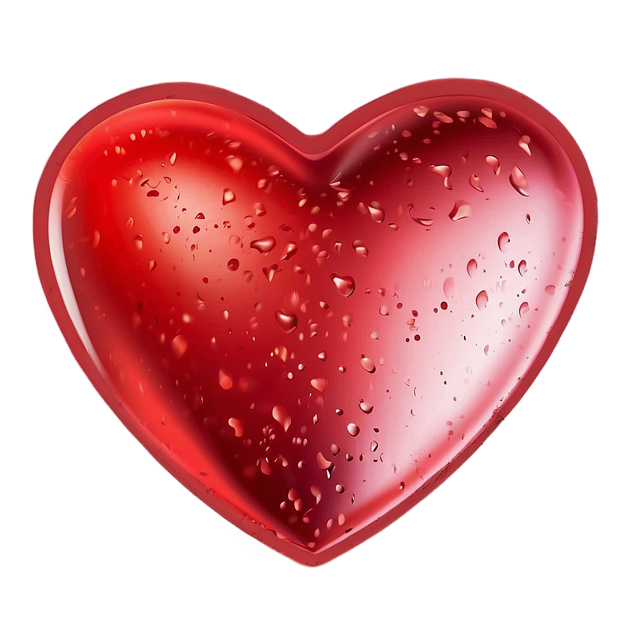 Artistic Red Heart Emoji Png Ryl13