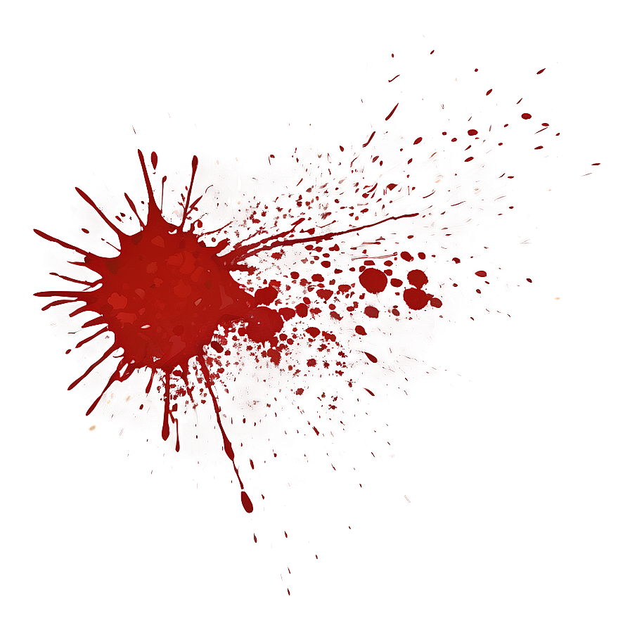 Artistic Red Splatter Png Lrm18