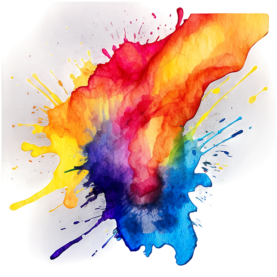 Artistic Watercolor Splash Png Jbe29