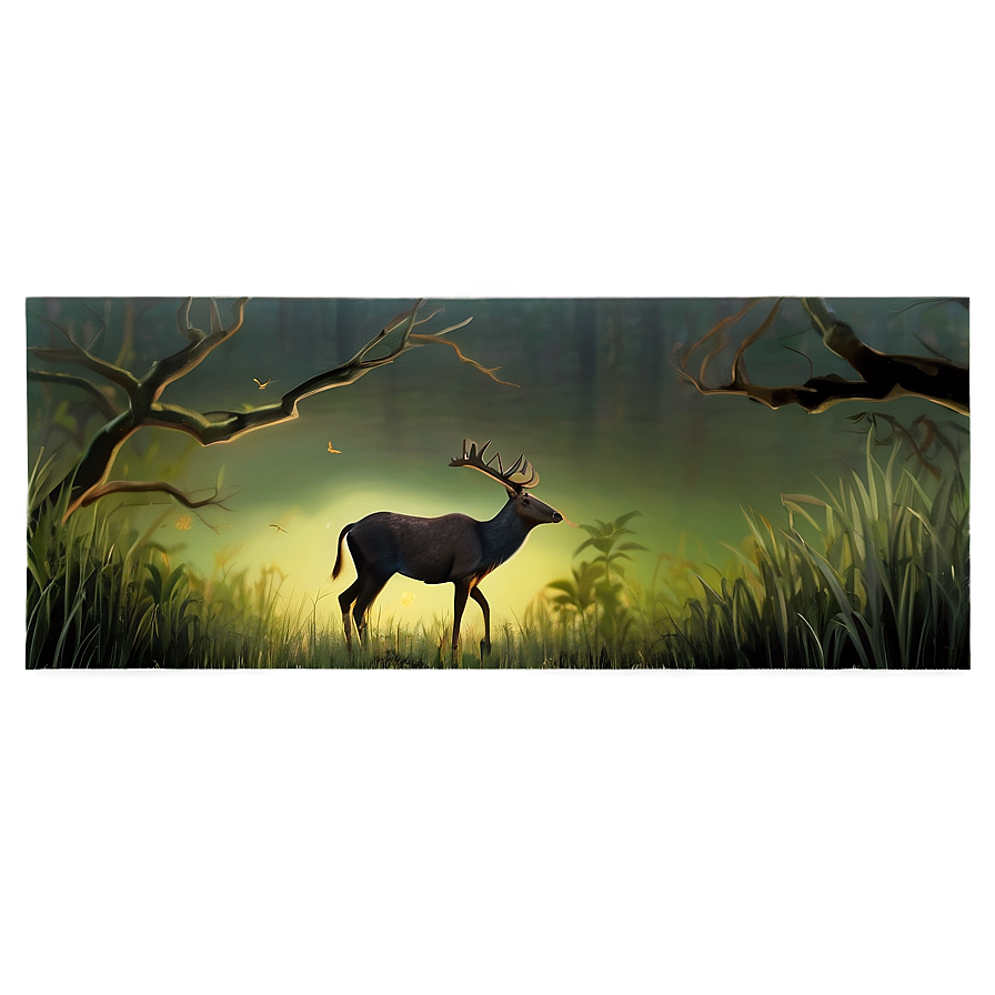 Artistic Wildlife Depiction Png 06242024