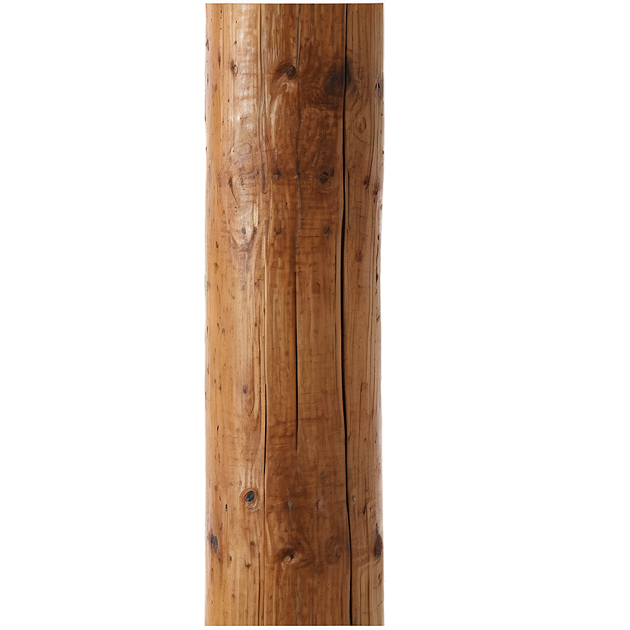 Artistic Wooden Post Png 06272024