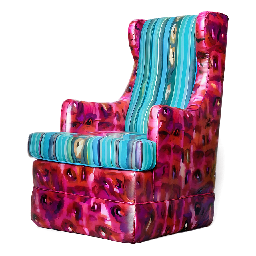 Artsy Abstract Armchair Png Sih