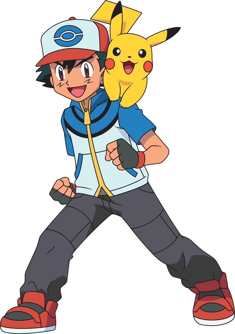 Ashand Pikachu Adventure Pose