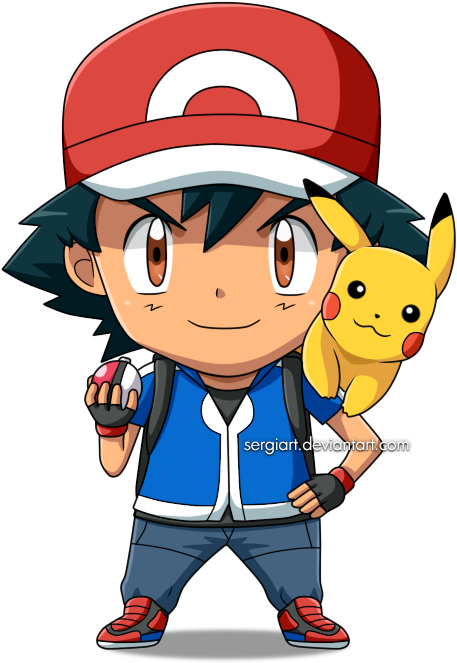 Ashand Pikachu Illustration