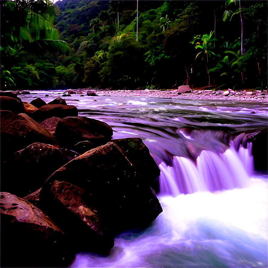 Asia River Scenery Png 06232024