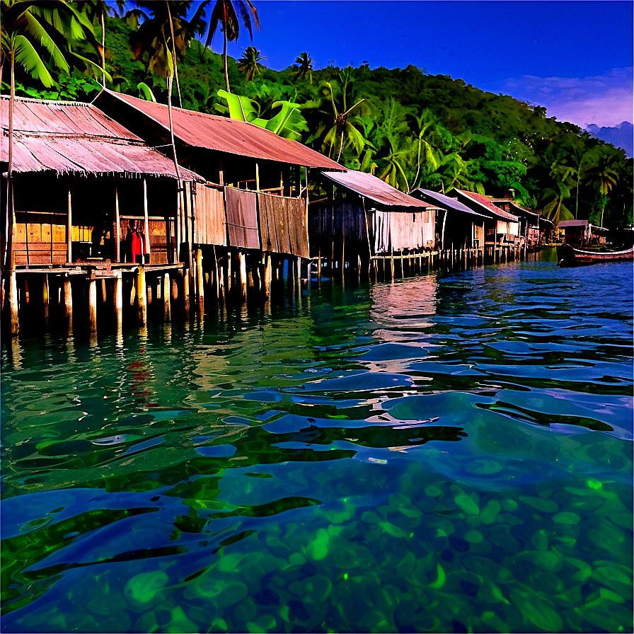 Asian Fishing Village Png 42