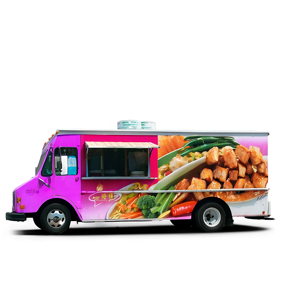 Asian Food Truck Png 05252024