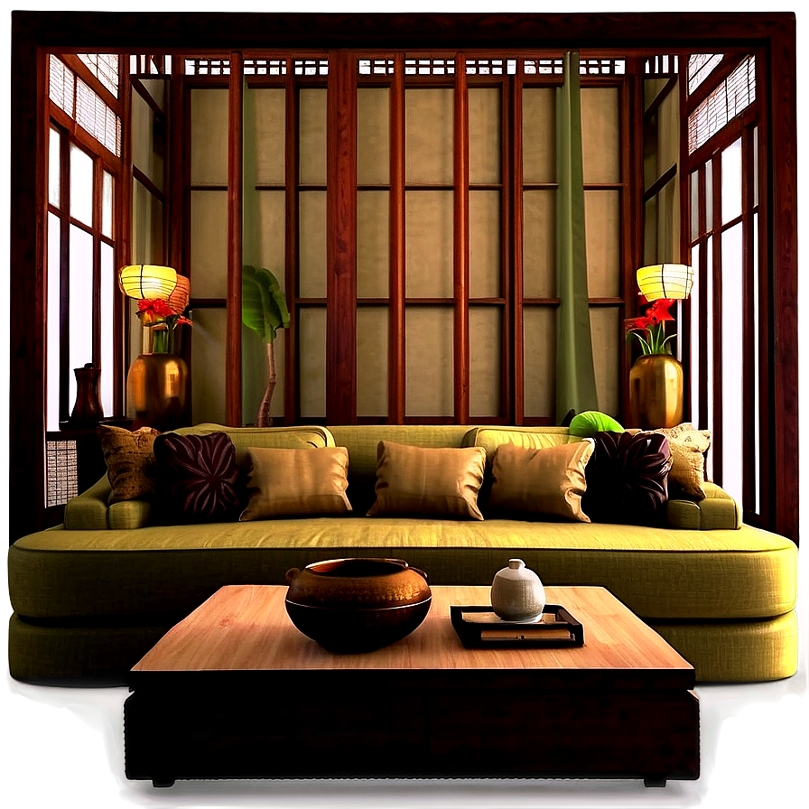 Asian Inspired Living Room Png 05242024