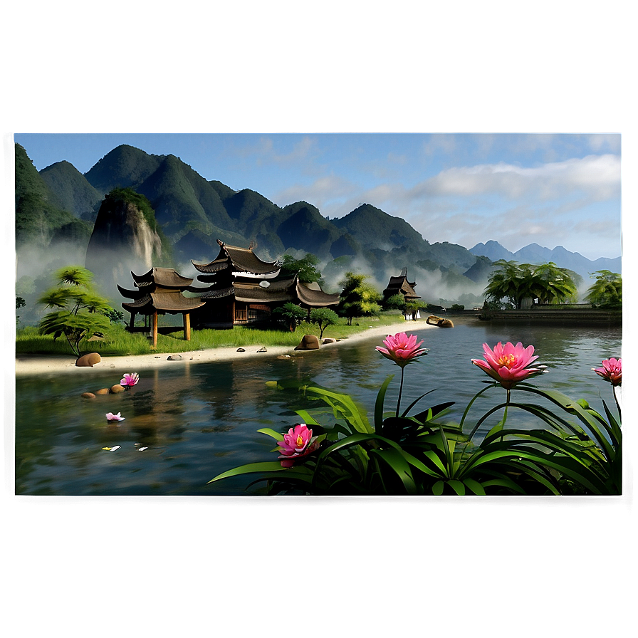 Asian Landscape Scenery Png 92