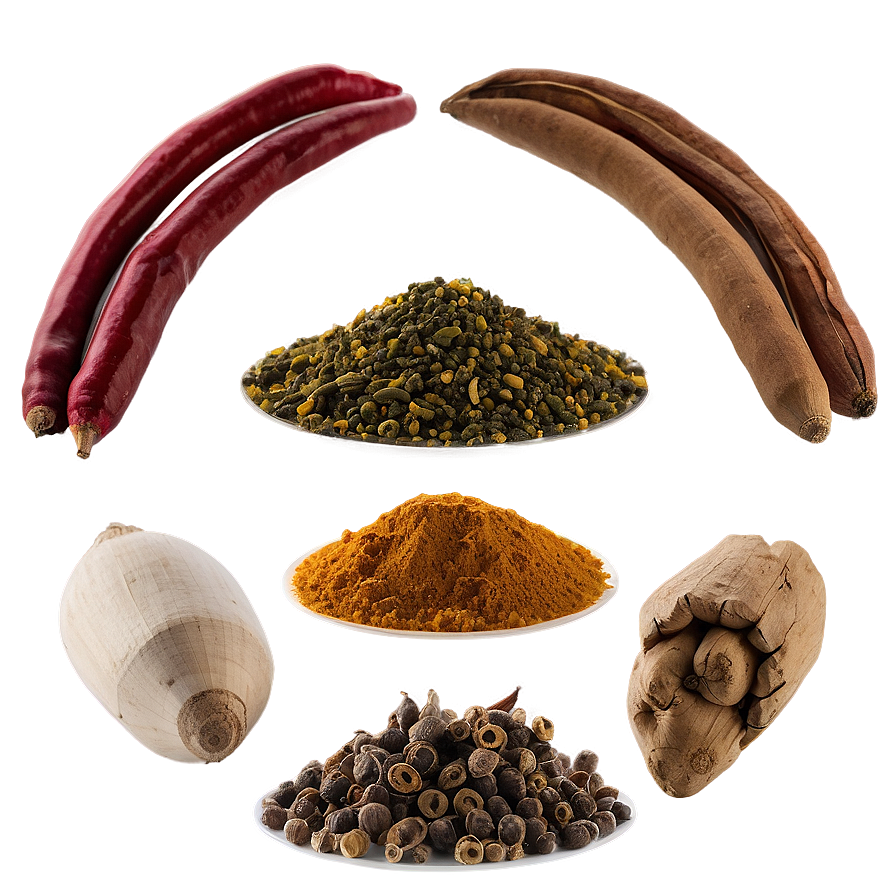 Asian Spice Collection Png Bty