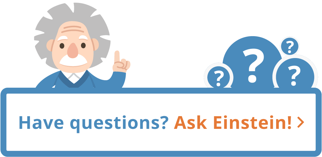 Ask Einstein Cartoon Character