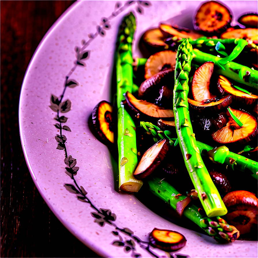 Asparagus And Mushroom Stir Fry Png 06122024