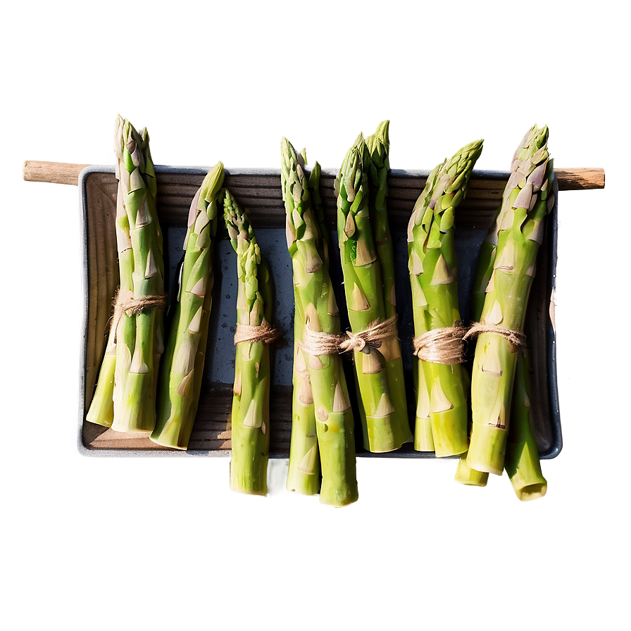 Asparagus Bundle Tied With Twine Png Iqb21