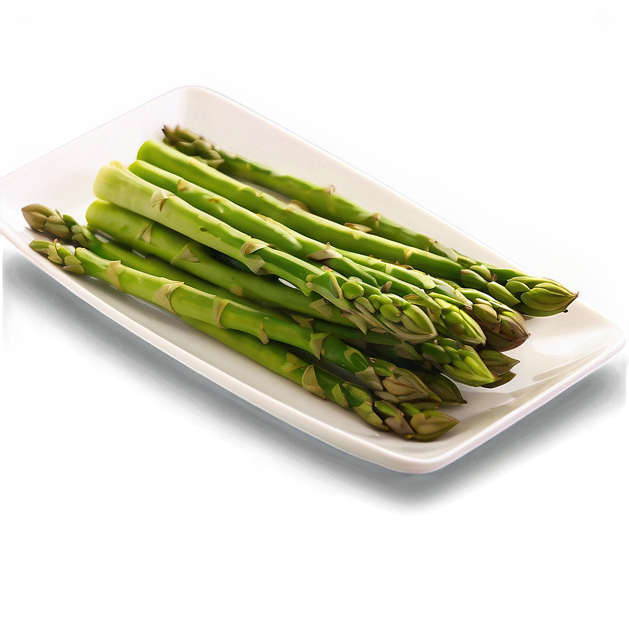 Asparagus Spears On Plate Png Ipe33