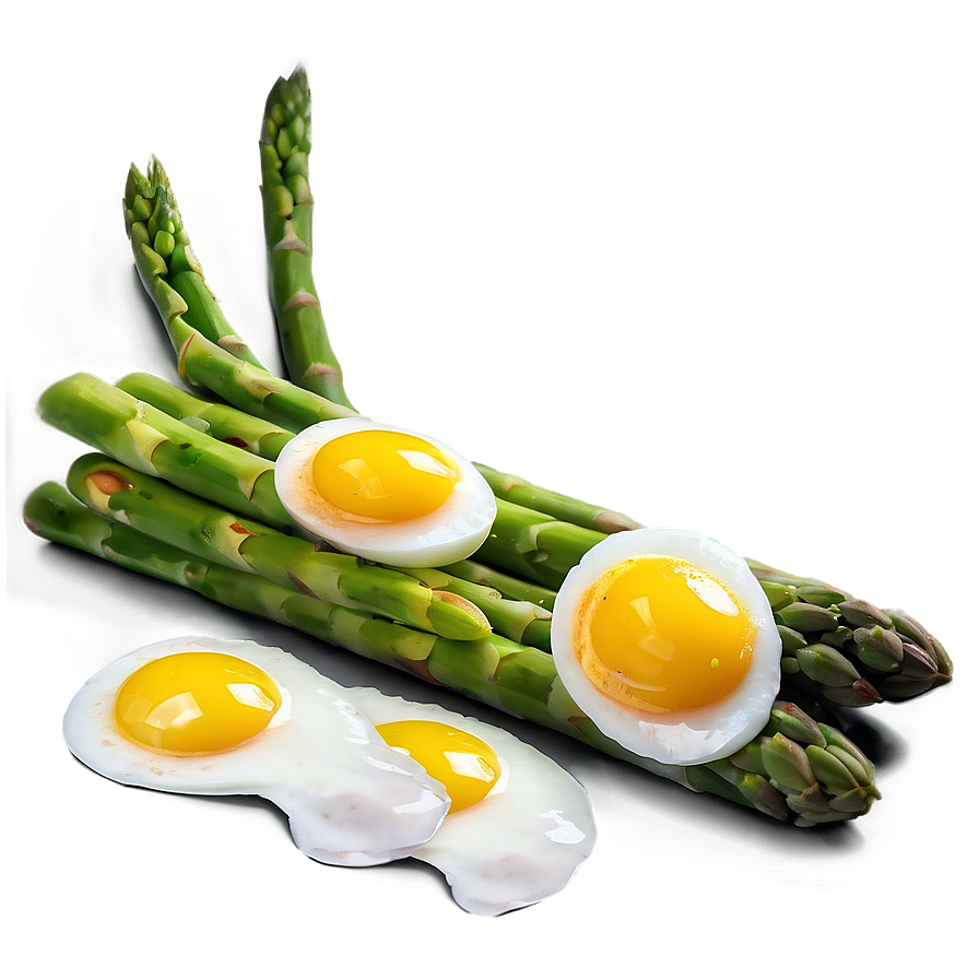 Asparagus With Eggs Png Dnf81