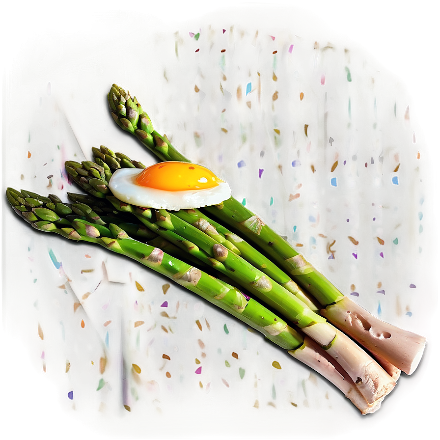 Asparagus With Eggs Png Jfg