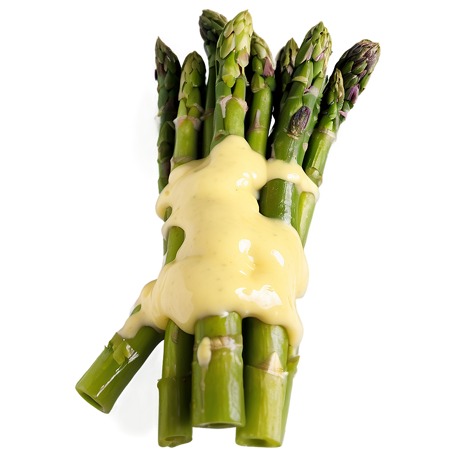 Asparagus With Hollandaise Sauce Png Kig57