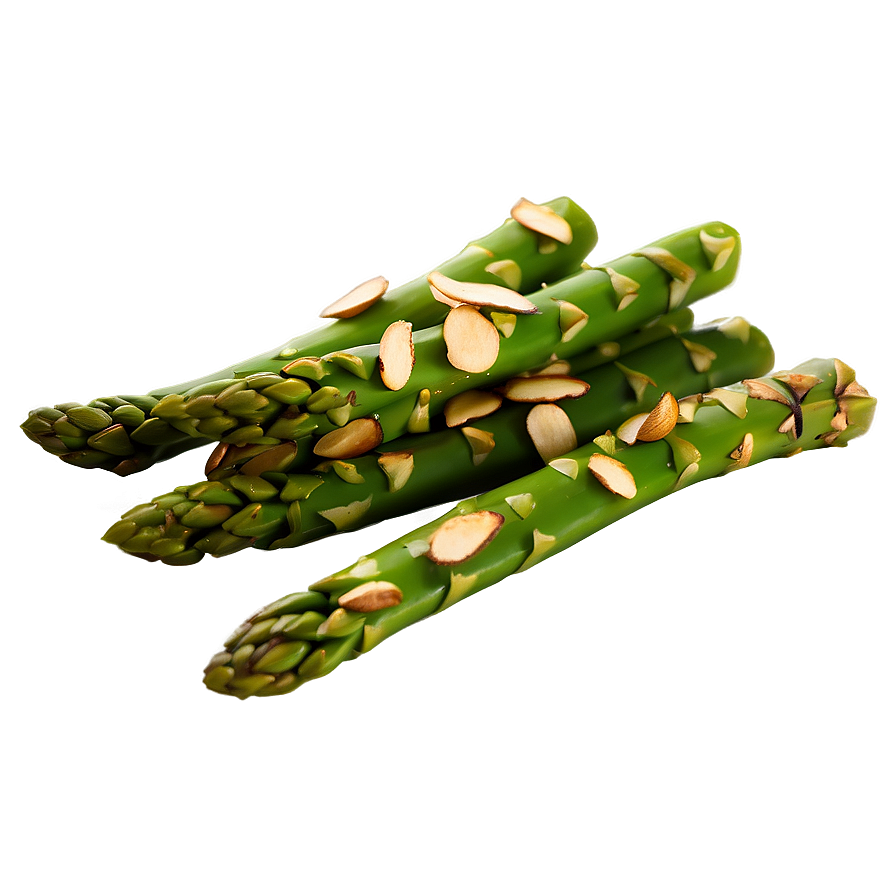 Asparagus With Toasted Almonds Png Kys