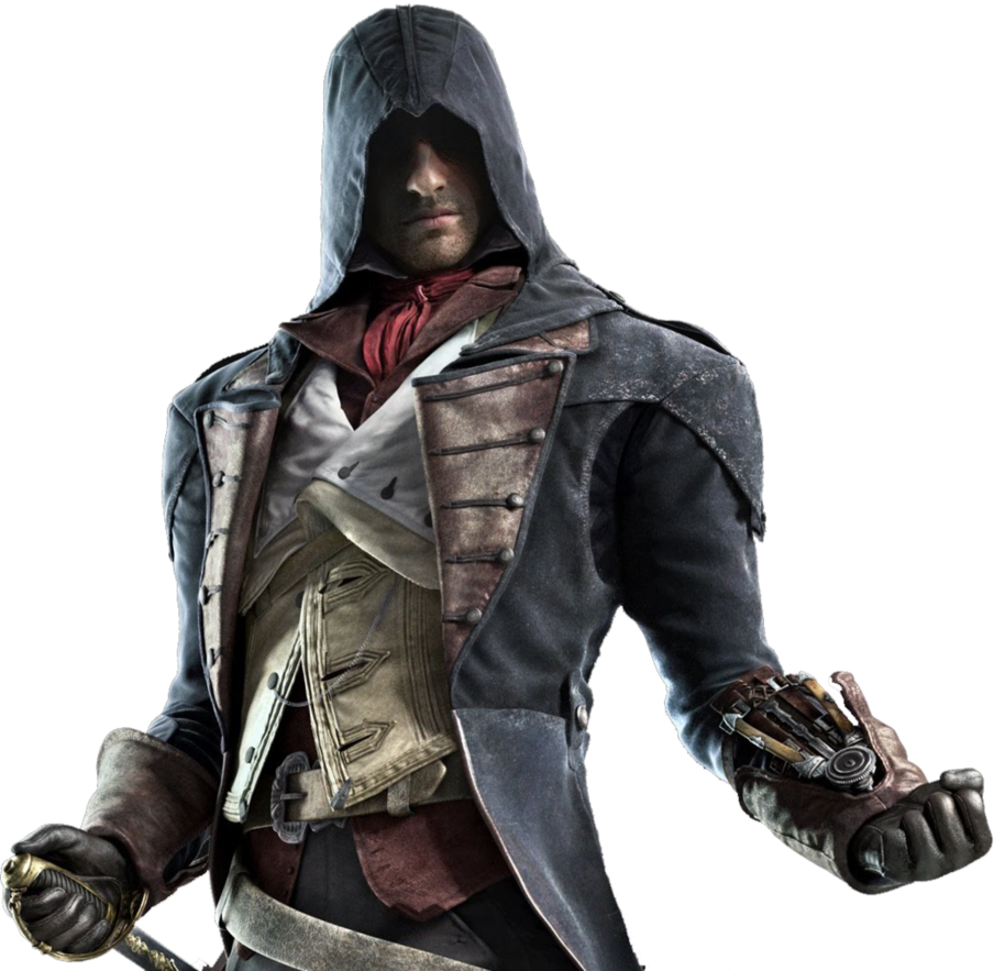 Assassins Creed Characterwith Hidden Blade