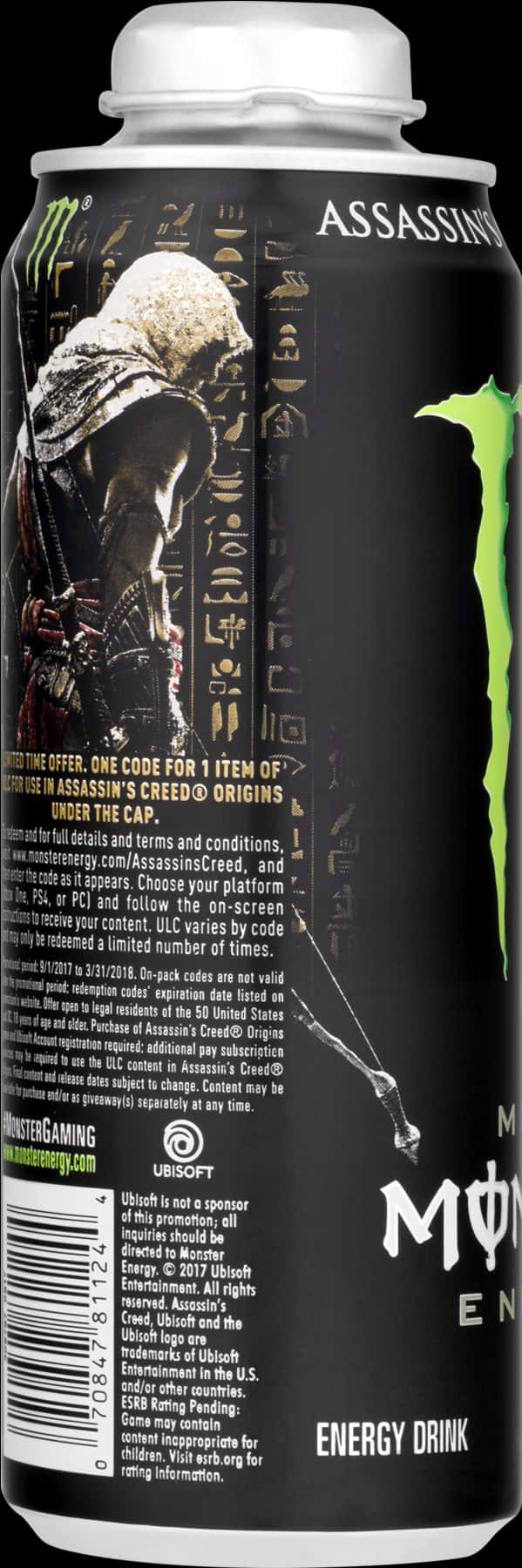 Assassins Creed Origin Monster Energy Drink Can