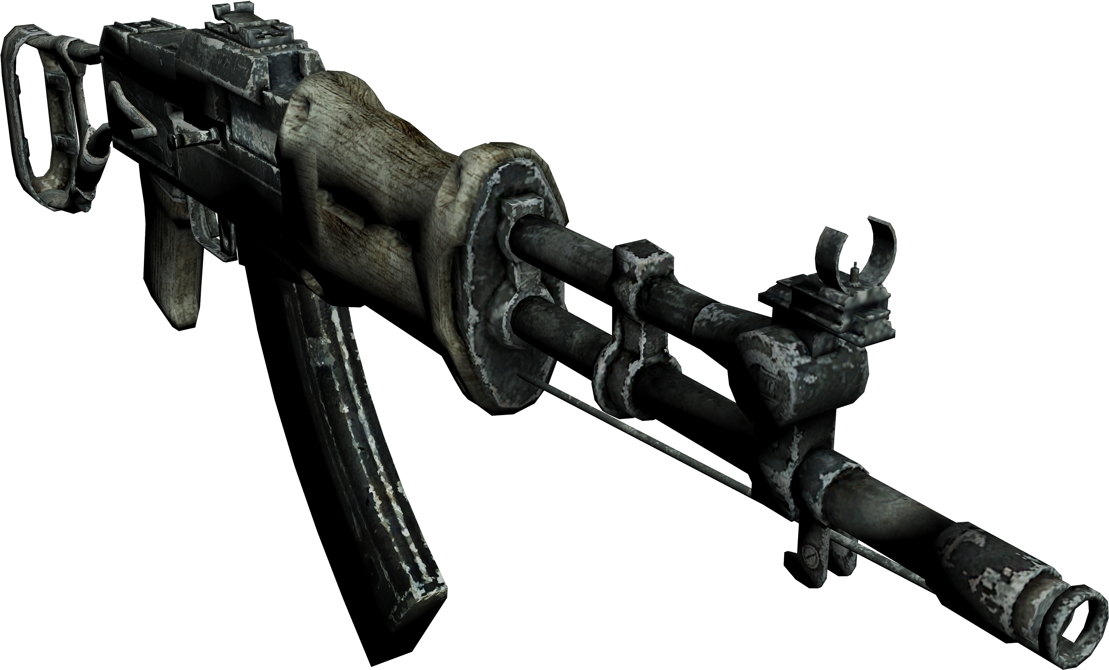 Assault Rifle3 D Model