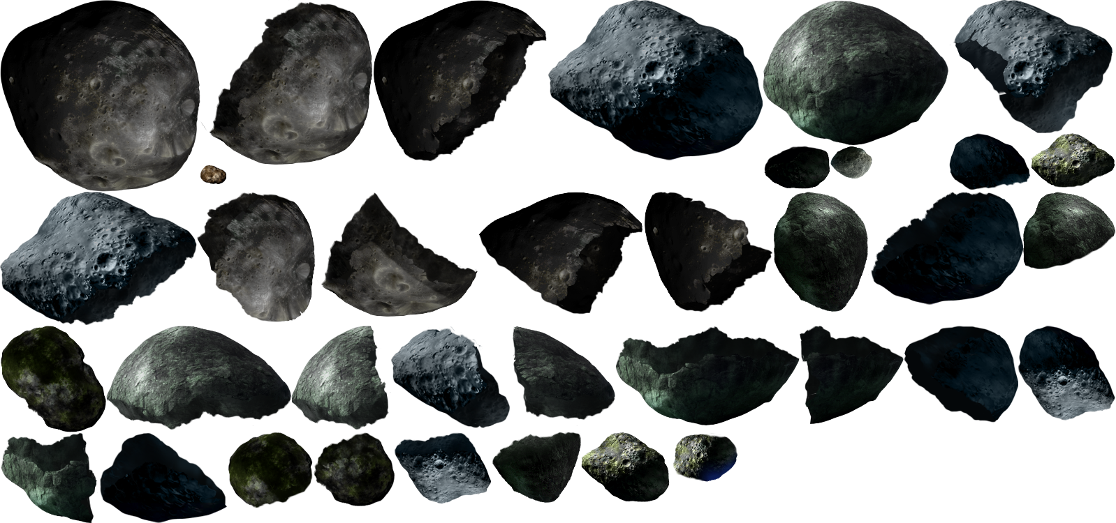 Assorted Asteroids Collection