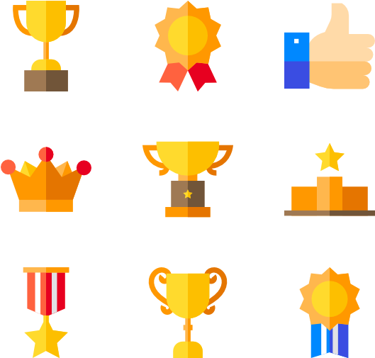 Assorted Awardsand Trophies Icons