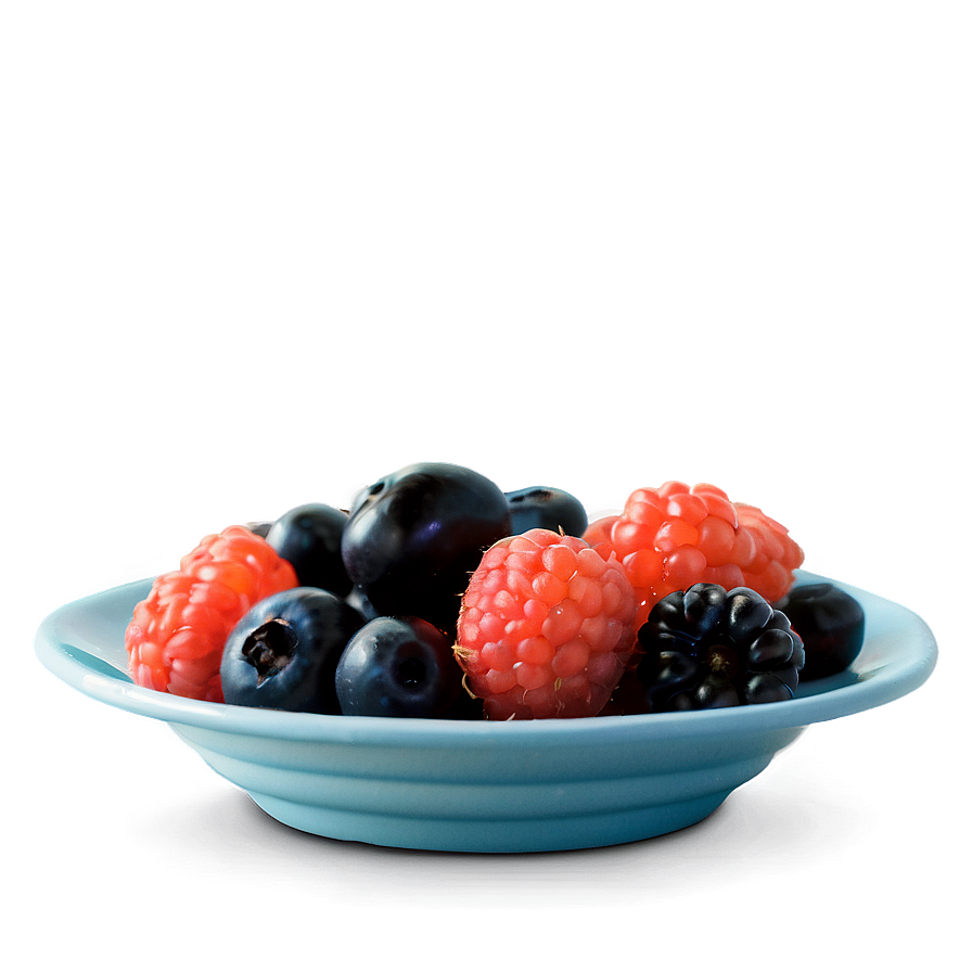 Assorted Berries Plate Png Ycm53