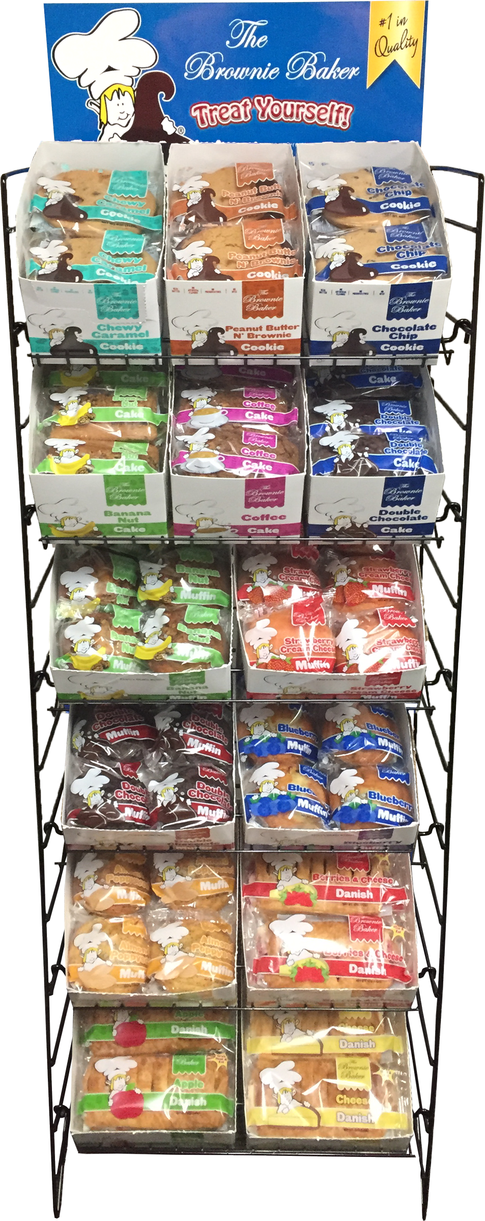 Assorted Brownie Baker Treats Display