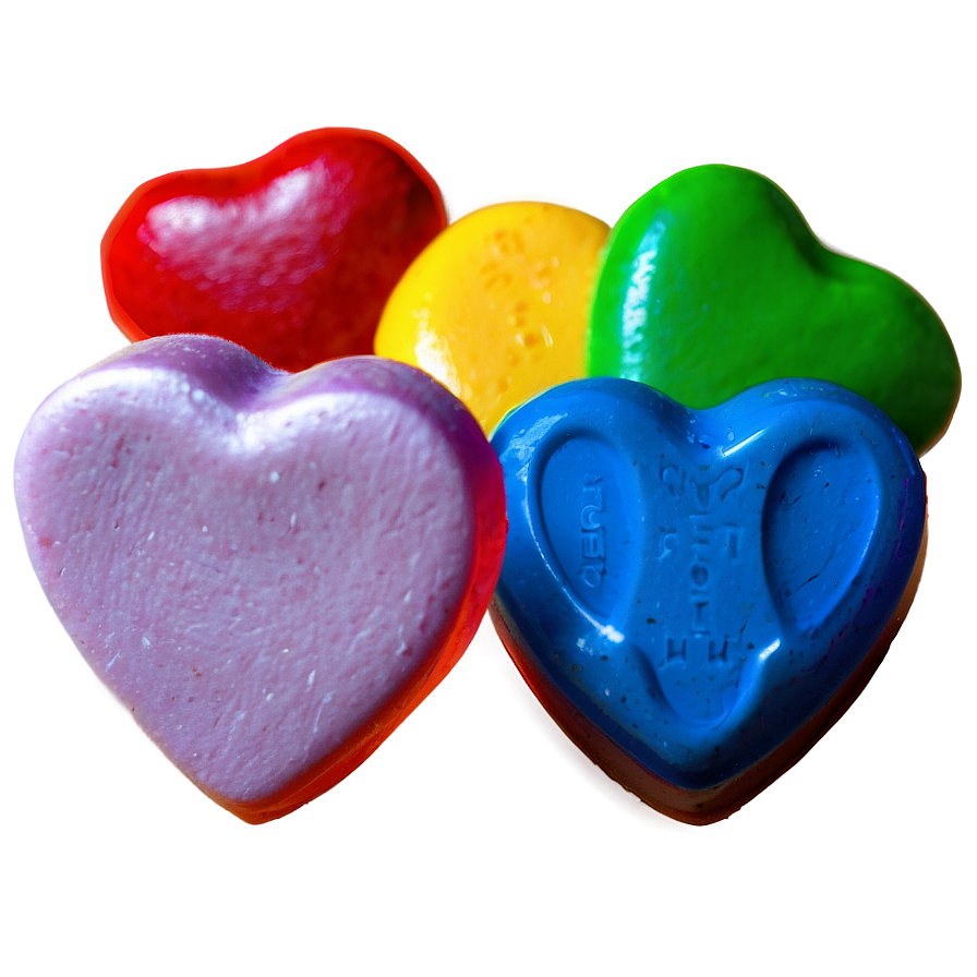 Assorted Candy Hearts Png Rpw56