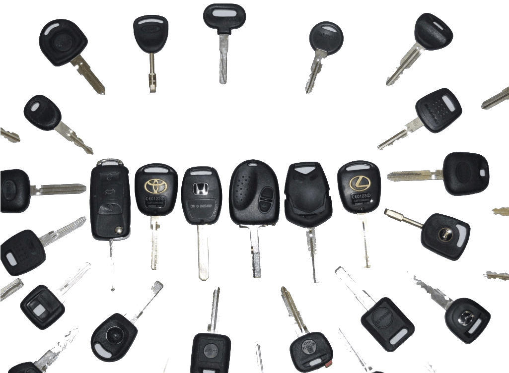 Assorted Car Keys Collection