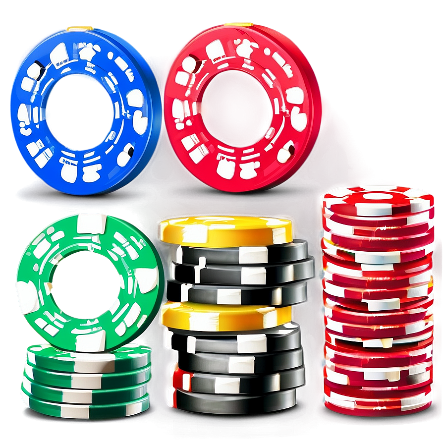 Assorted Casino Chips Png 95