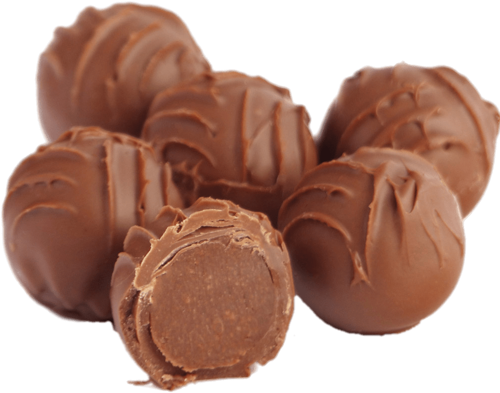 Assorted Chocolate Truffles Transparent Background