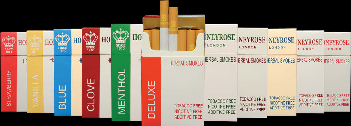 Assorted_ Cigarette_ Packs_ Display