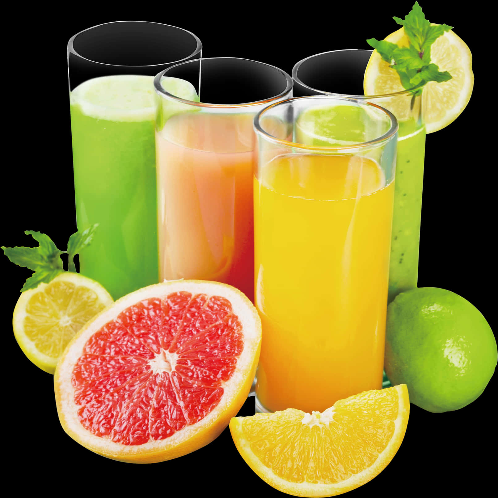 Assorted Citrus Fruit Juices