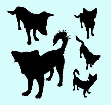 Assorted Dog Silhouettes