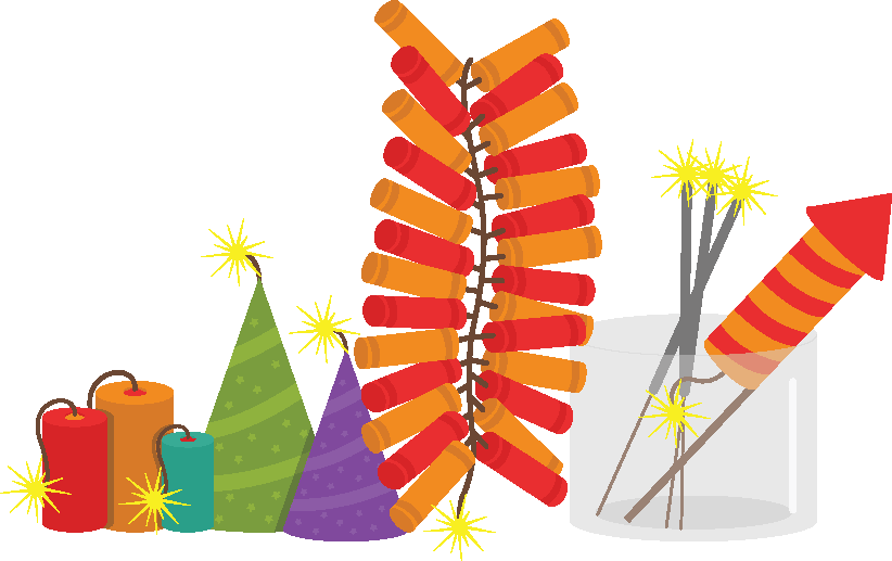 Assorted Firecrackers Illustration