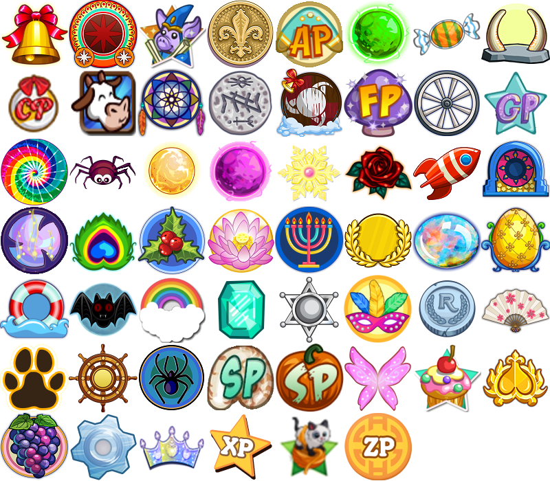 Assorted Game Icons Collection