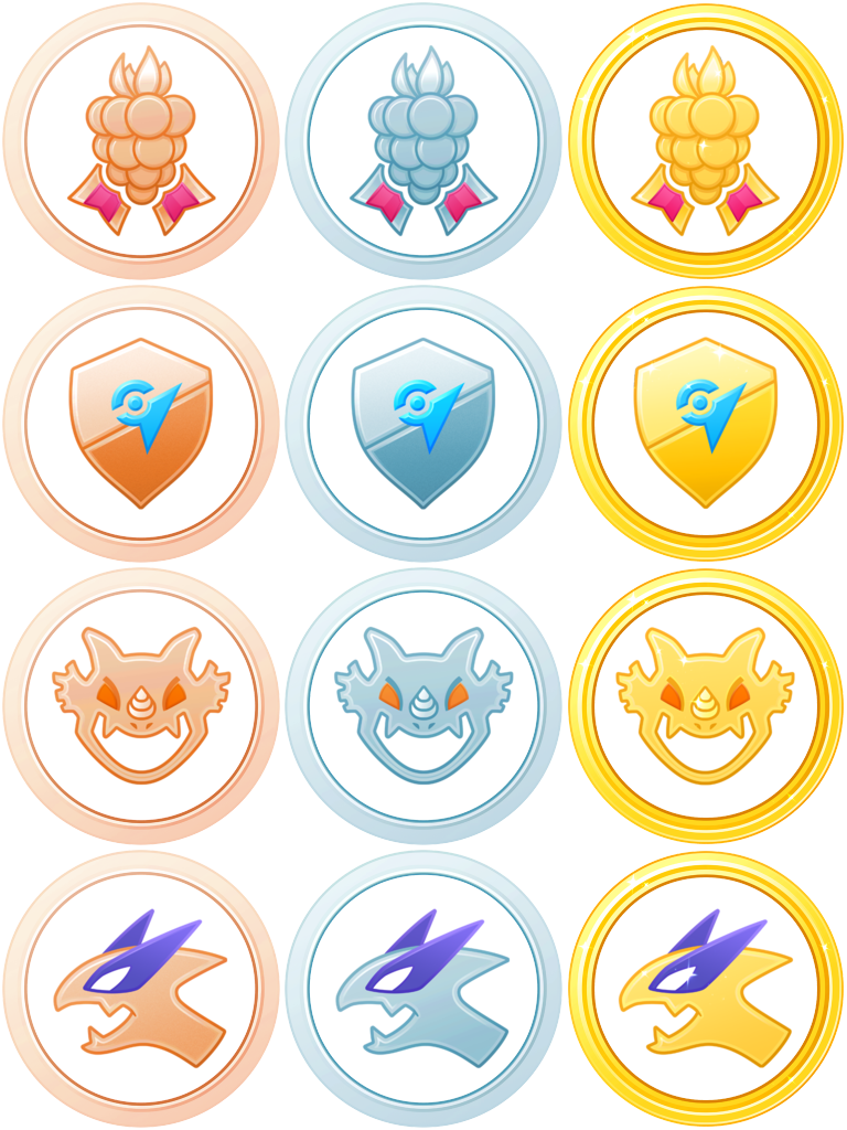 Assorted Game Medals Set