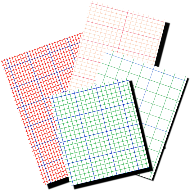 Assorted Graph Paper Stack