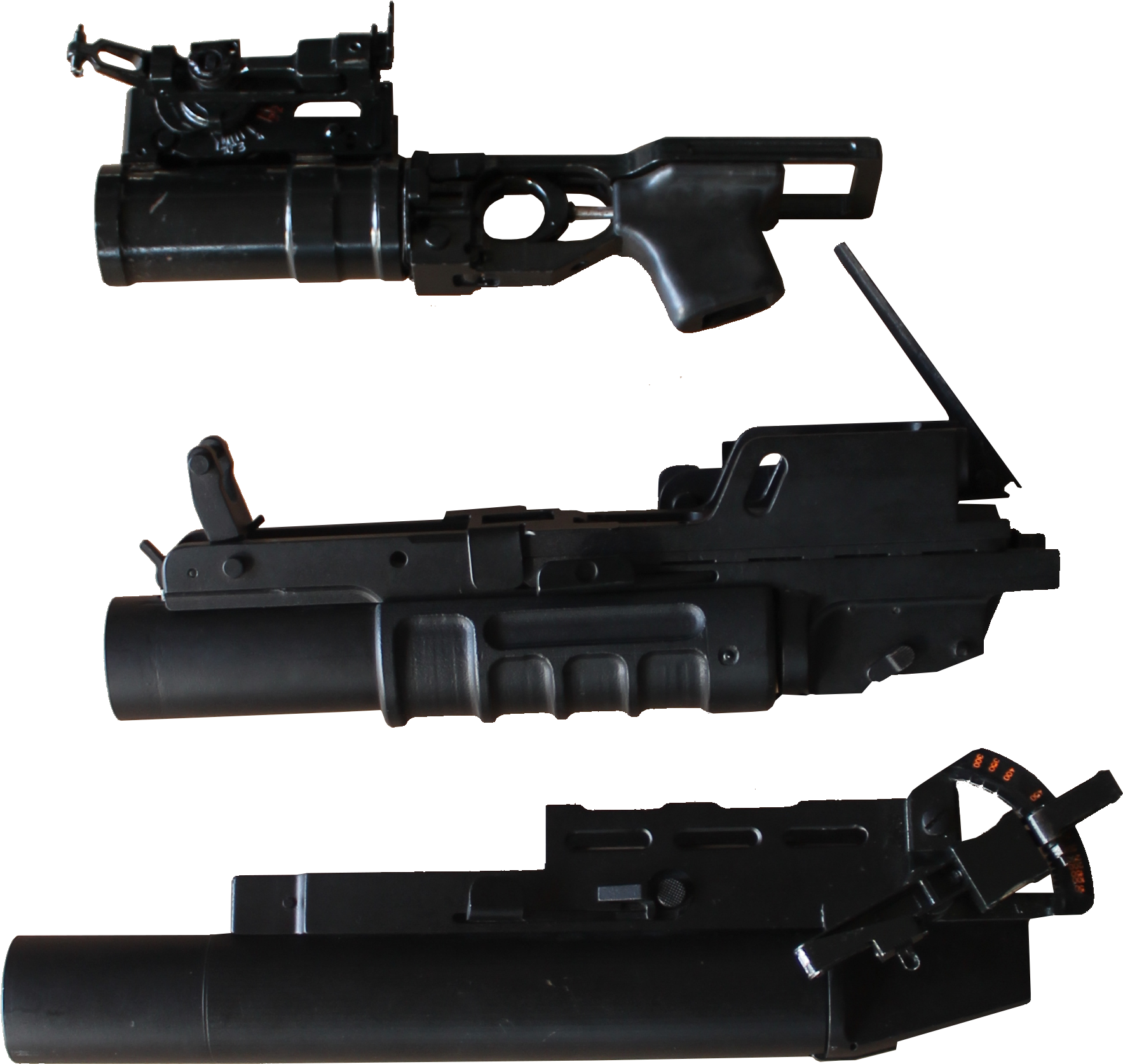 Assorted Grenade Launchers Parts