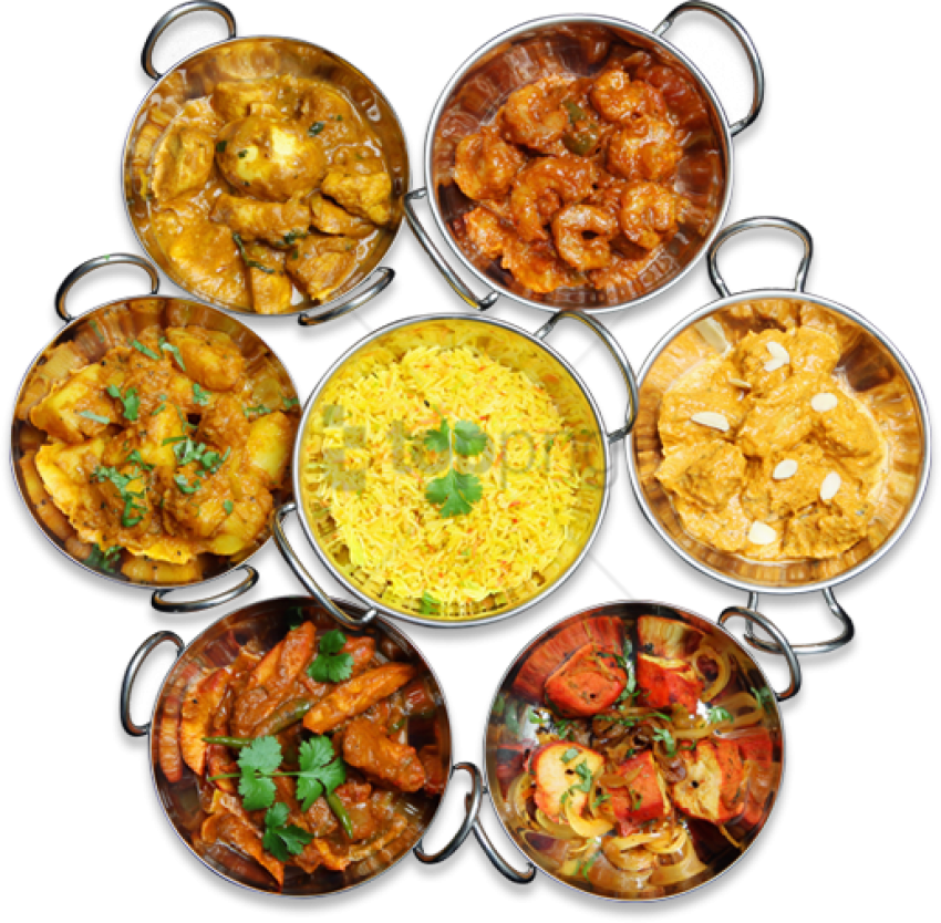 Assorted Indian Curriesand Rice