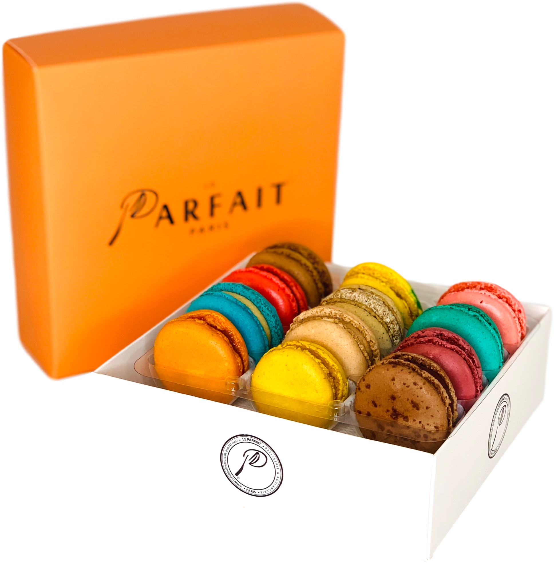 Assorted Macaronsin Branded Box