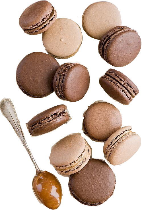 Assorted Macaronswith Caramel Filling