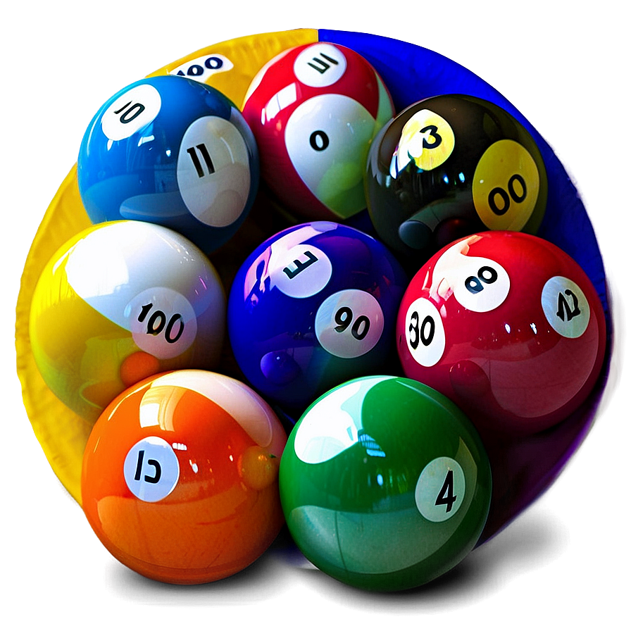 Assorted Pool Balls Png 69