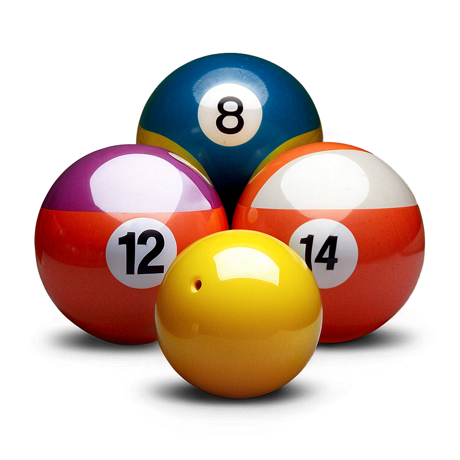 Assorted Pool Balls Png Kmi