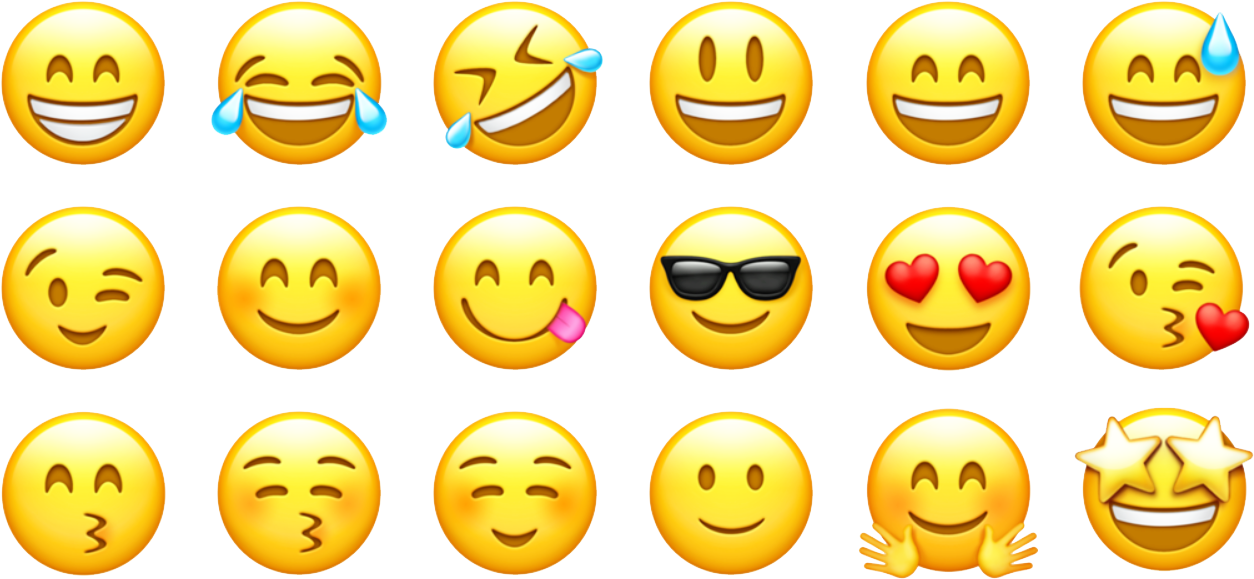 Assorted Smiley Face Emojis