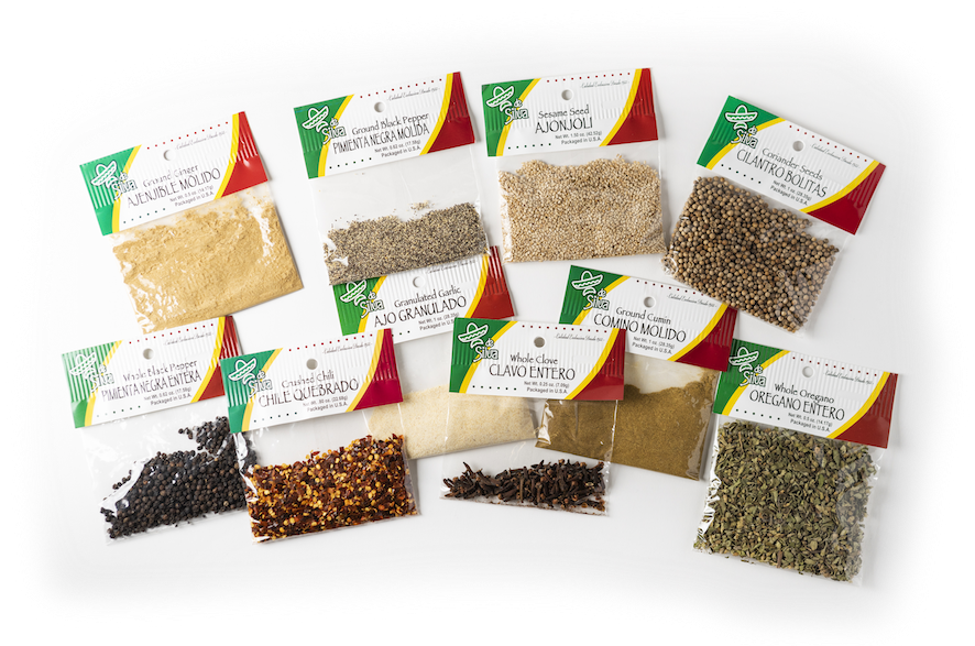 Assorted Spice Packets Display