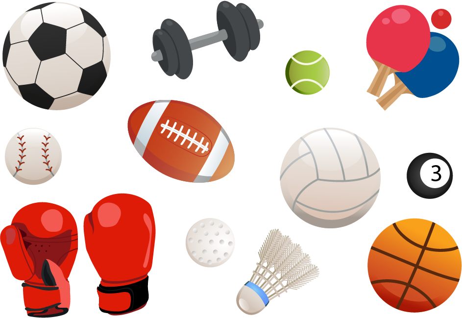 Assorted Sports Equipment Collection